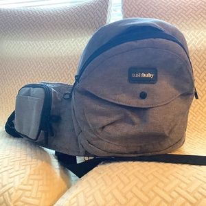 Tushbaby strapless baby hipseat carrier Gray